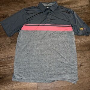 FootJoy Charcoal and Pink Polo Shirt